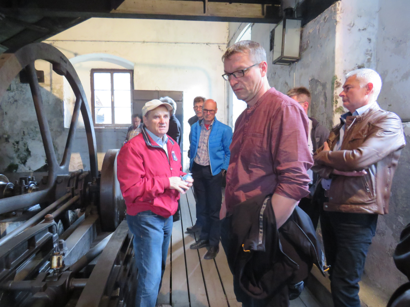 Besichtigung des Hochofenmuseums Radwerk IV in Kapfenberg zum 50. Treffen des Arbeitskreises Werkzeuge